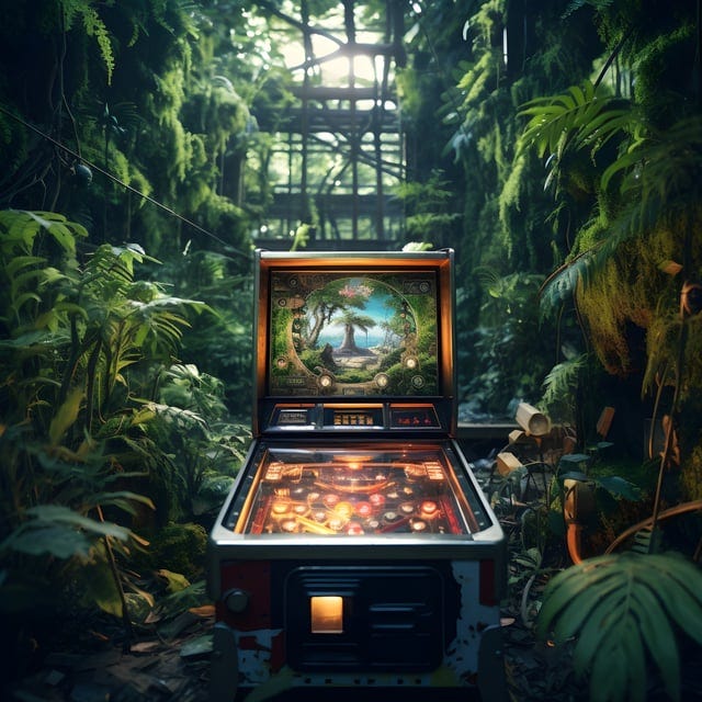 r/midjourney - Arcade Machines in Dystopia