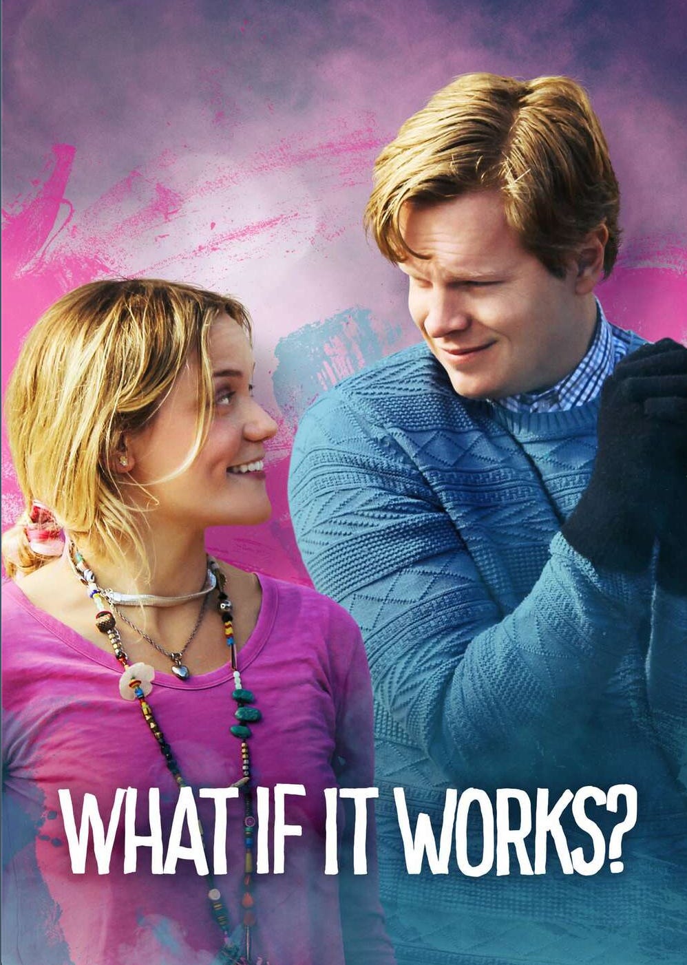 Cover image of What if it Work showing Grace and Adrian looking at each other.