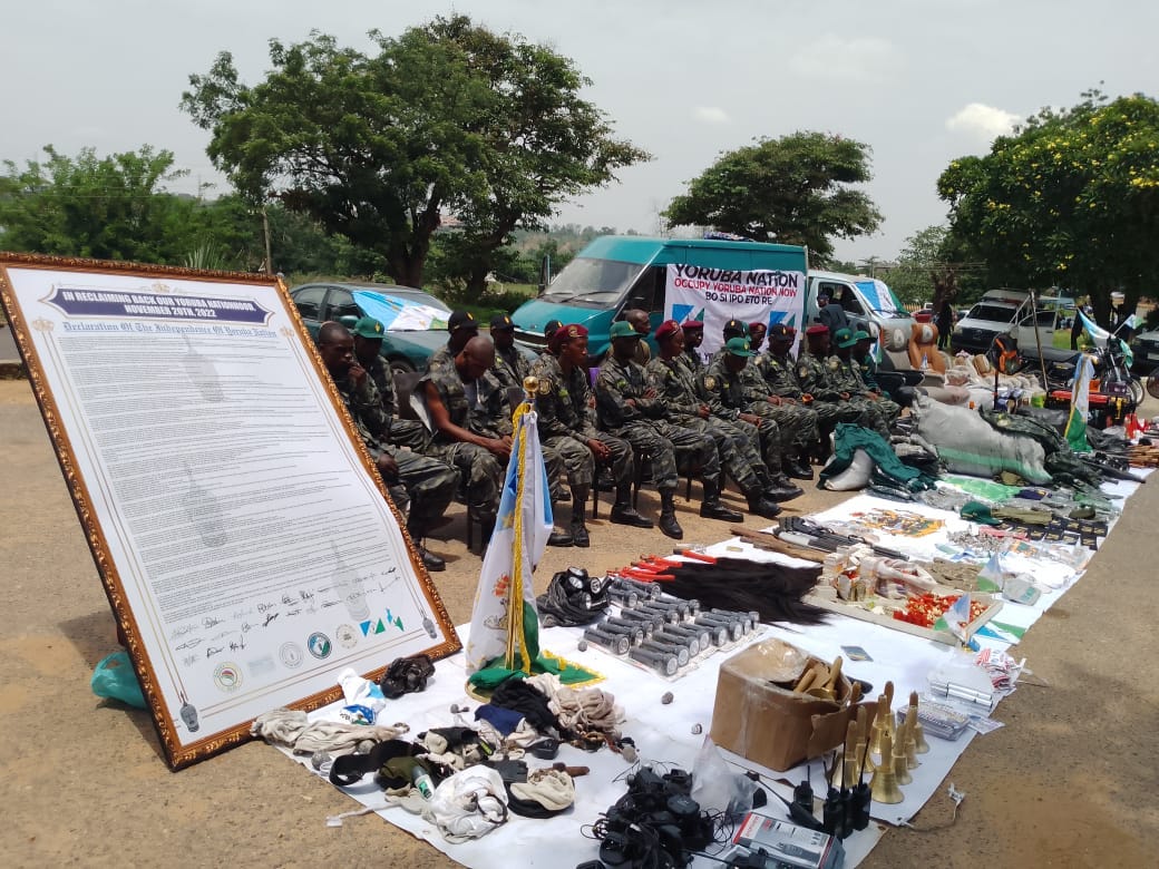 Yoruba Nation: Oyo Police Parade 21 With Arms, Ammunition, Alleged Treason  - New Telegraph