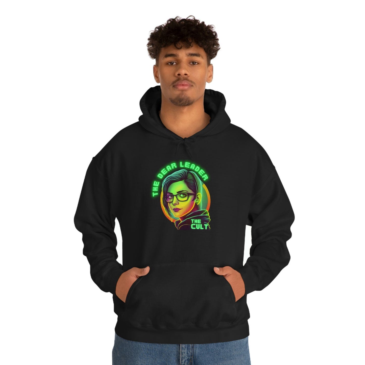 The Dear Leader Cult Unisex Heavy Blend™ Hooded Sweatshirt