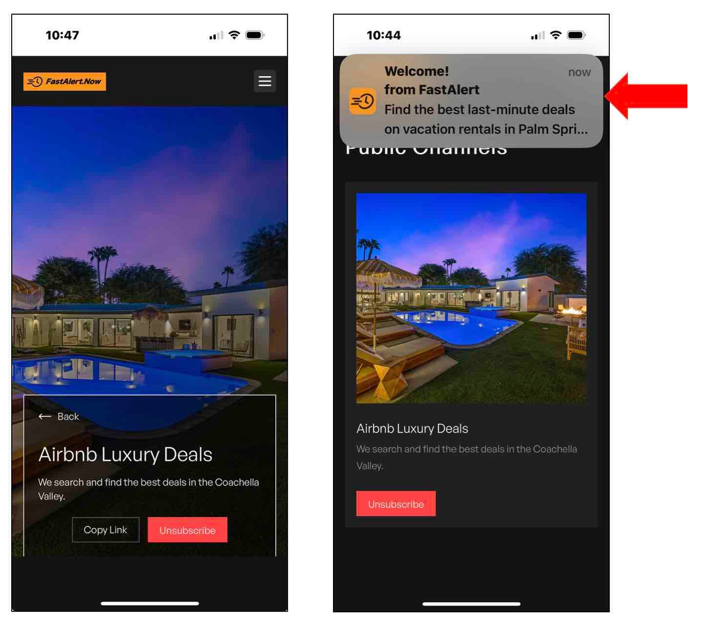 How alerts are sent to mobile phones without a phone number, texting or a mobile app
