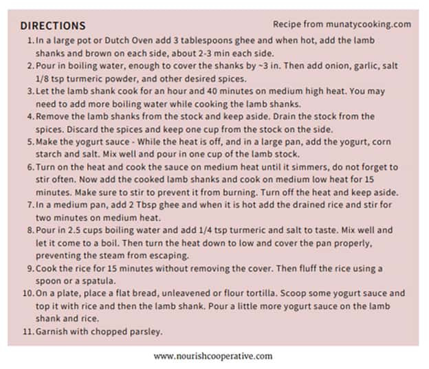 jordanian mansaf directions