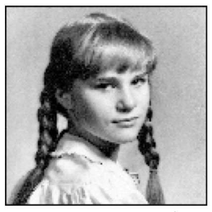 Picture of a young girl with braids