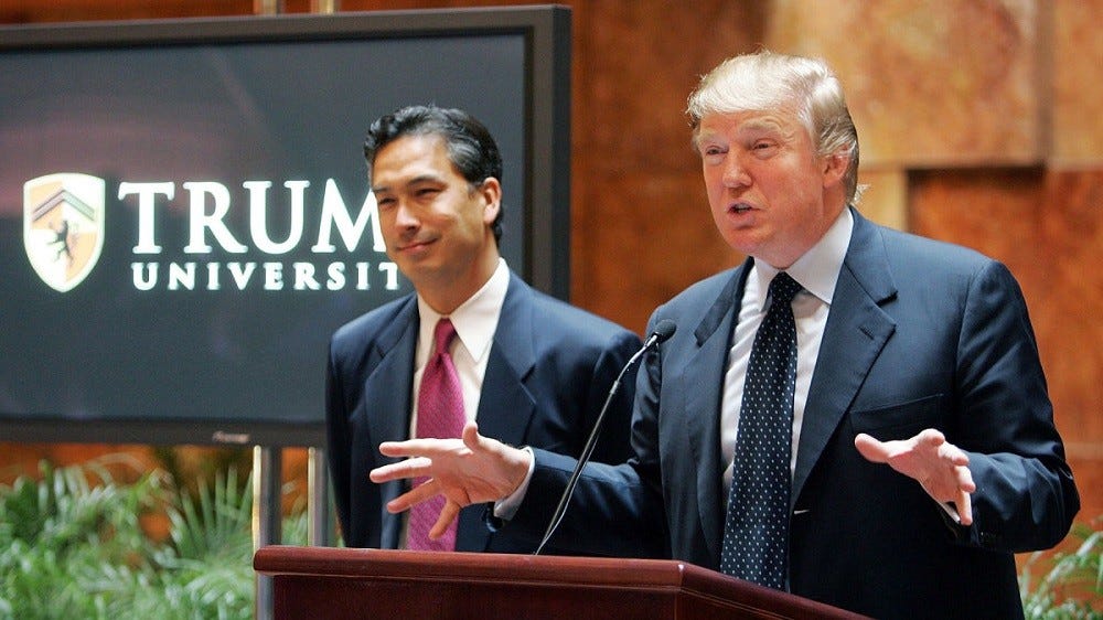 'Never settle' Donald Trump settles $25 million Trump University fraud lawsuit 2016 images