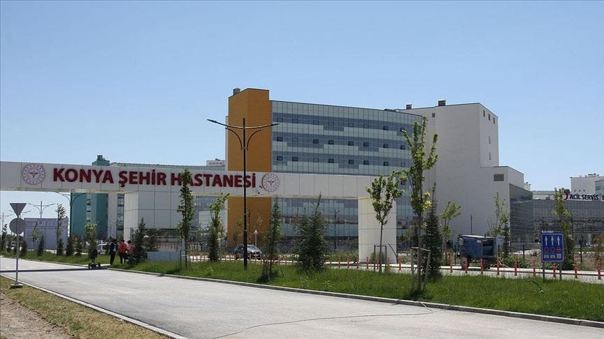 Konya Şehir Hastanesi giriş