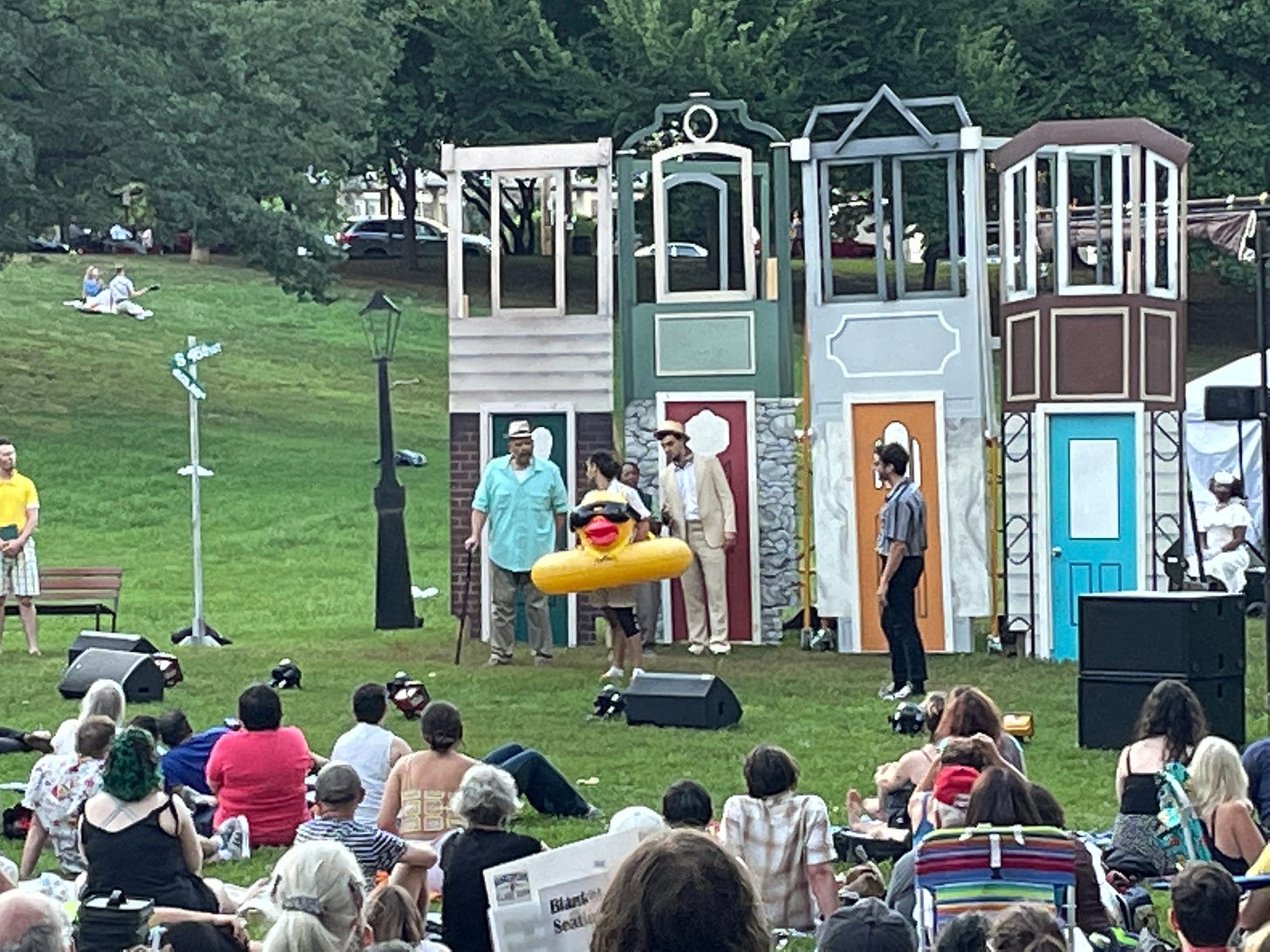 Shakespeare in the park.