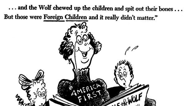 Dr. Seuss's political cartoons re-emerge amid criticism of Donald Trump