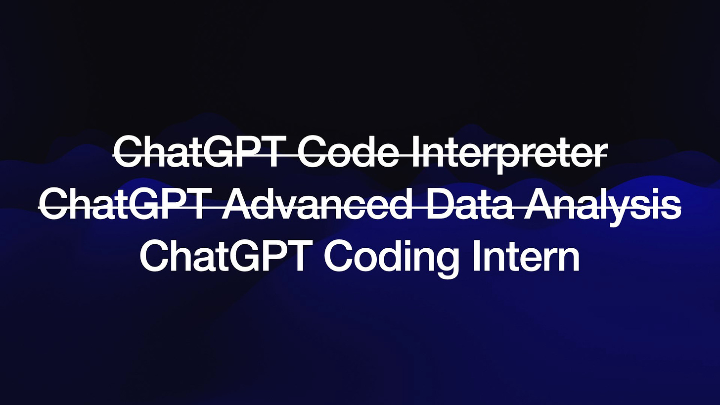 ChatGPT Coding Intern