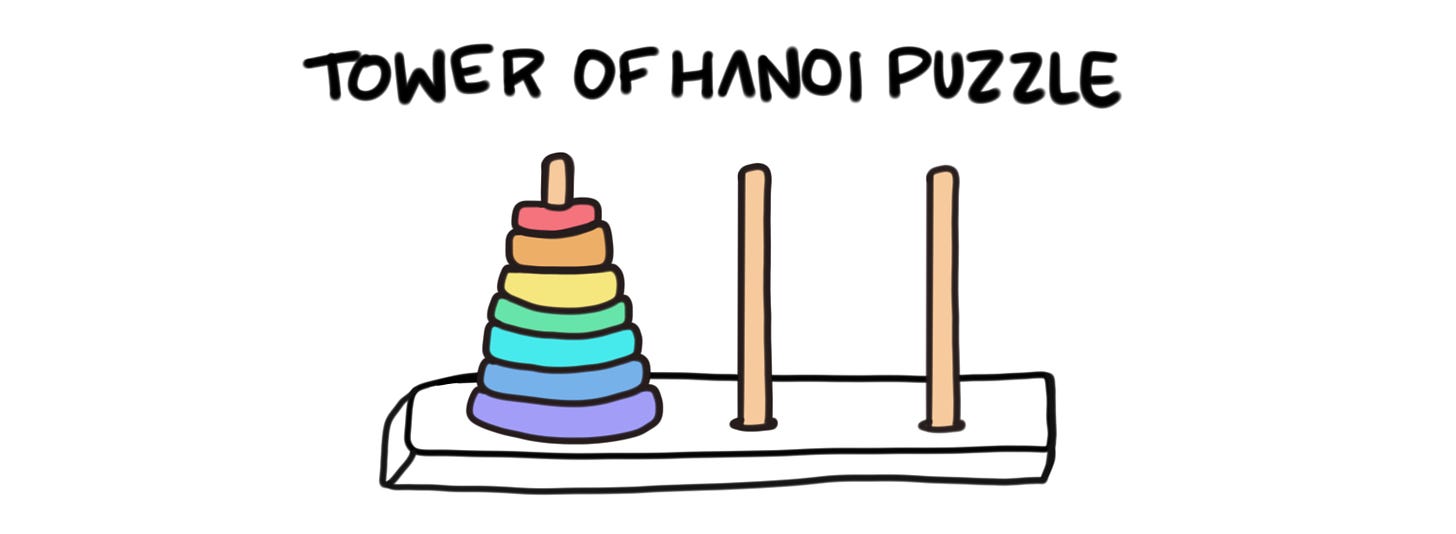 Tower of Hanoi illustration