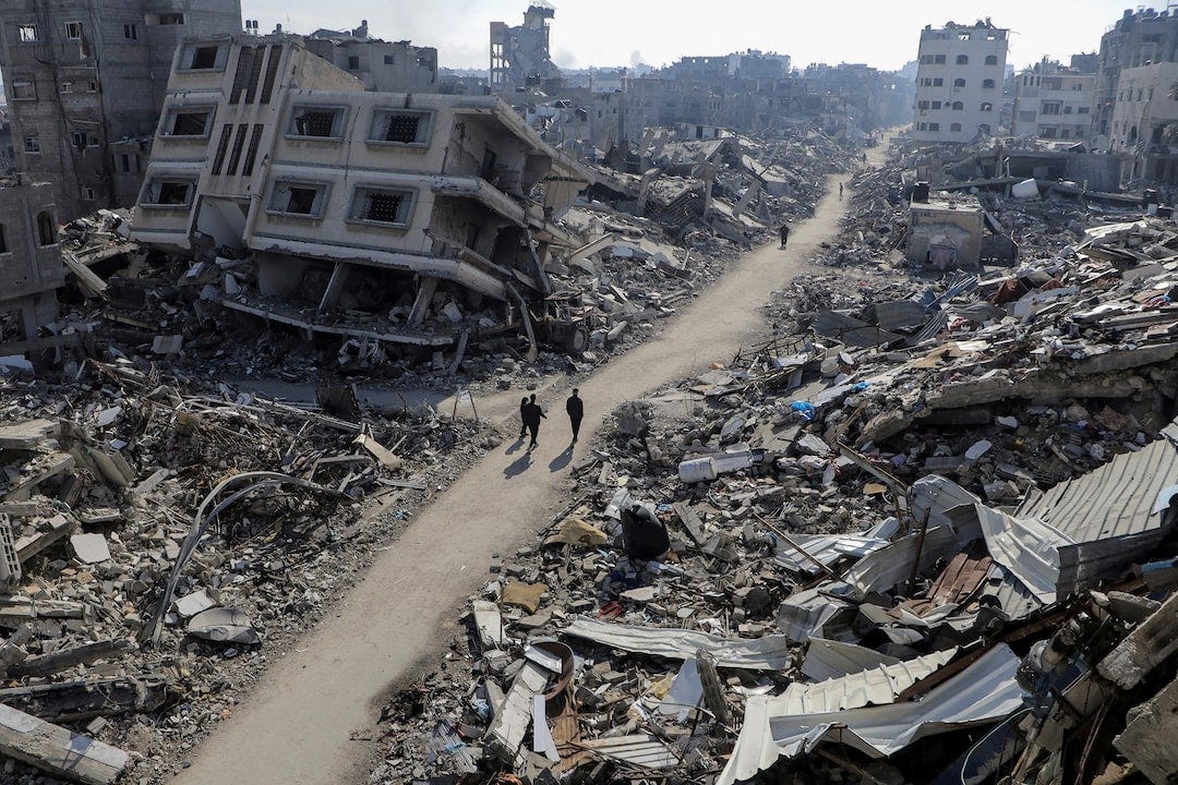 destruction in gaza