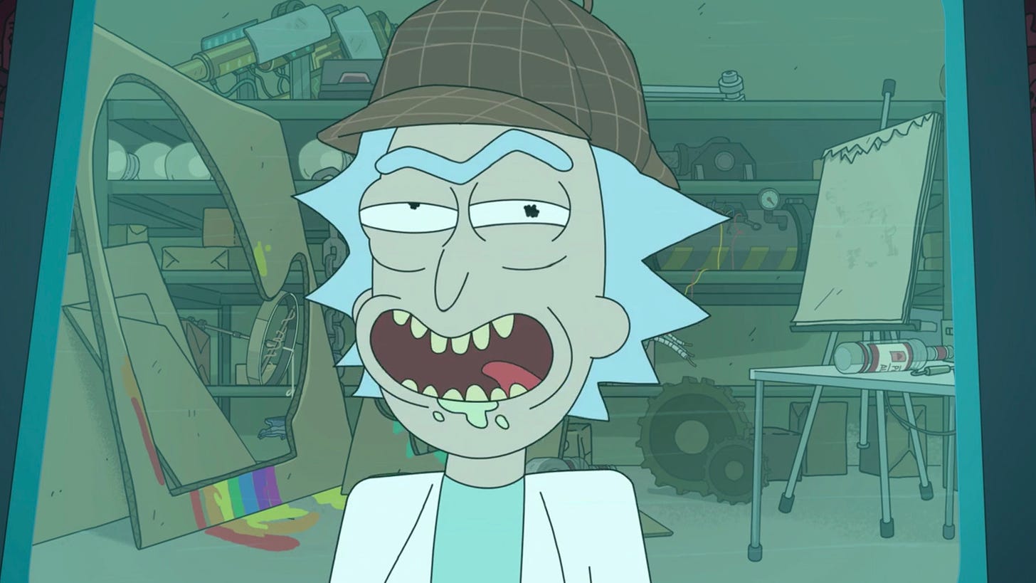 Why Is Rick's Drool Always Green On Rick And Morty?
