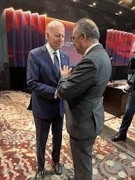 Tedros Adhanom Ghebreyesus on X: "Pleased to see @POTUS Biden at the  @g20org Leaders Summit. I thanked him for 🇺🇸's leadership in establishing  the Financial Intermediary Fund, now officially launched as the