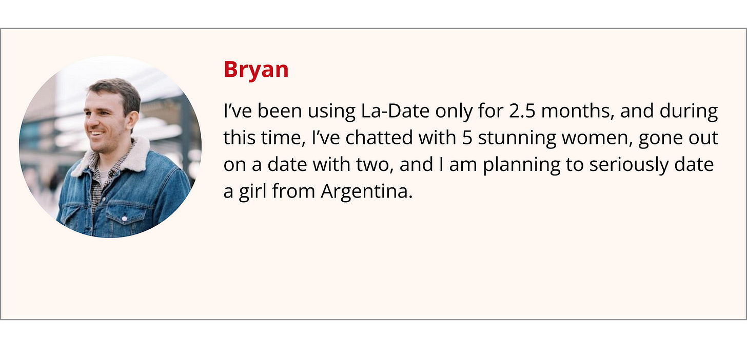 LaDate user review