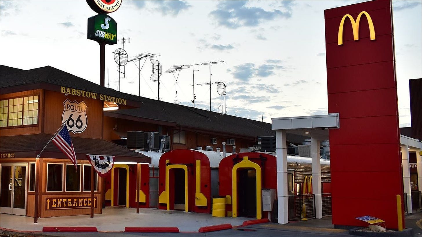 This Historic McDonald's Is Located In Old Train Carriages