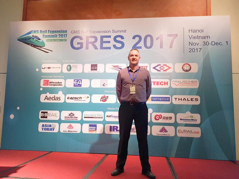 James at Greater Mekong Subregion Rail Expansion Summit