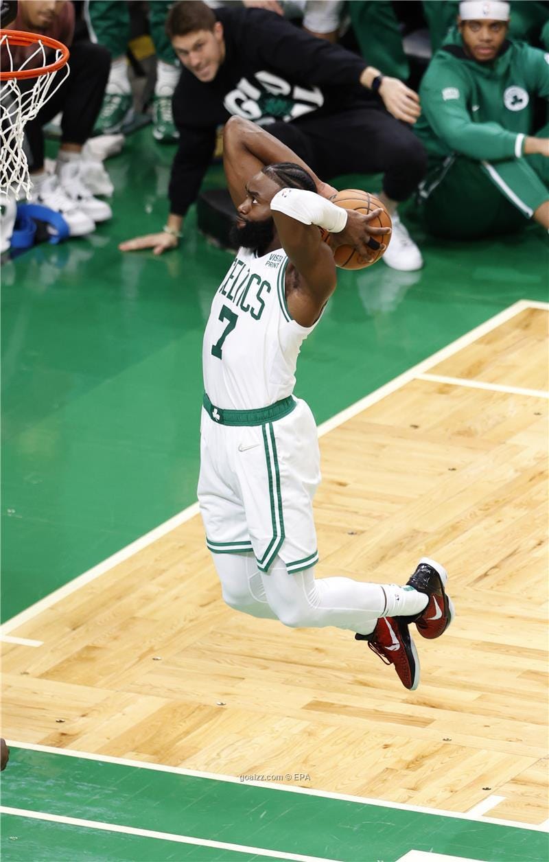 Jaylen Brown's hot start ignites Celtics' home win in Game 3