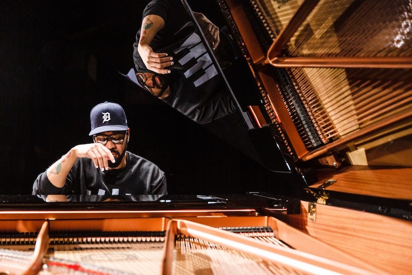 BLKBOK, a pianist and composer from Detroit, will perform at the Meyerson Symphony Center in...
