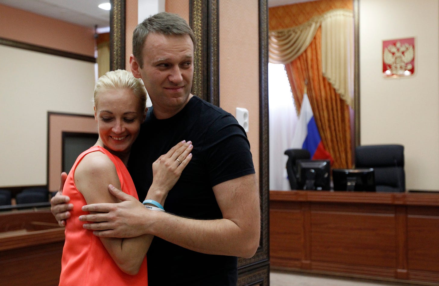 I love you,' Navalny's widow Yulia says beside a picture of them together |  Reuters