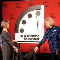 The Doomsday Clock moves to 90 seconds to midnight, signaling more peril than ever