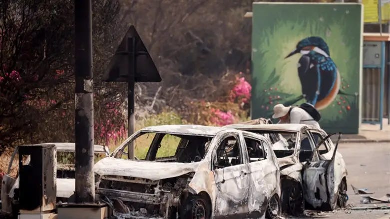 Sderot after Hamas attack