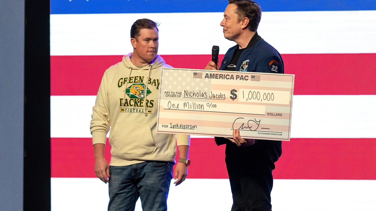 Musk Gives $1 Million Checks to Voters Amid Wisconsin Court Race - The New  York Times
