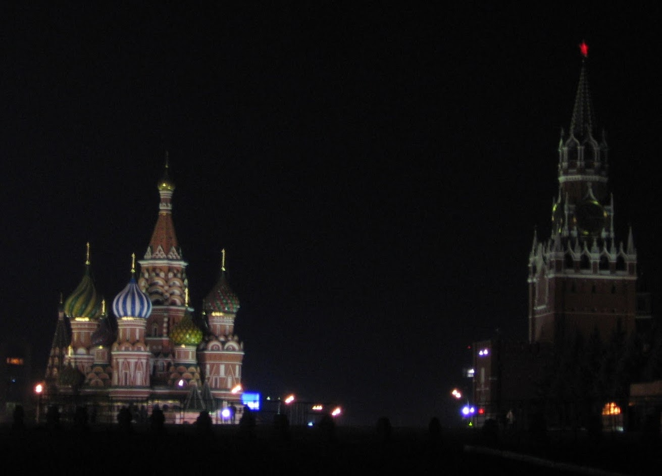 Red Square in Moscow at night