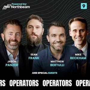 May be an image of 3 people and text that says "m Powered by: Northbeam 9 SEAN FRANK JASON PANZER MIKE BECKHAM MATTHEW BERTULLI AND SPECIAL GUESTS S OPERATORS OPERATORS OPER"