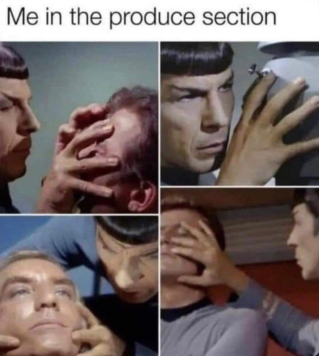 MEME REVIEW MONDAY: Choosing Produce, a Film and the Right Words — Daily Star  Trek News