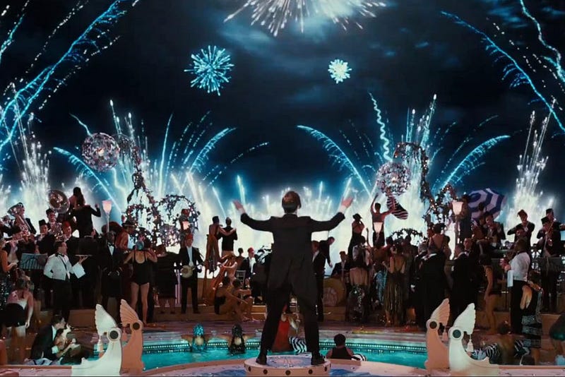 Image from the movie The Great Gatsby / Warner Bros.