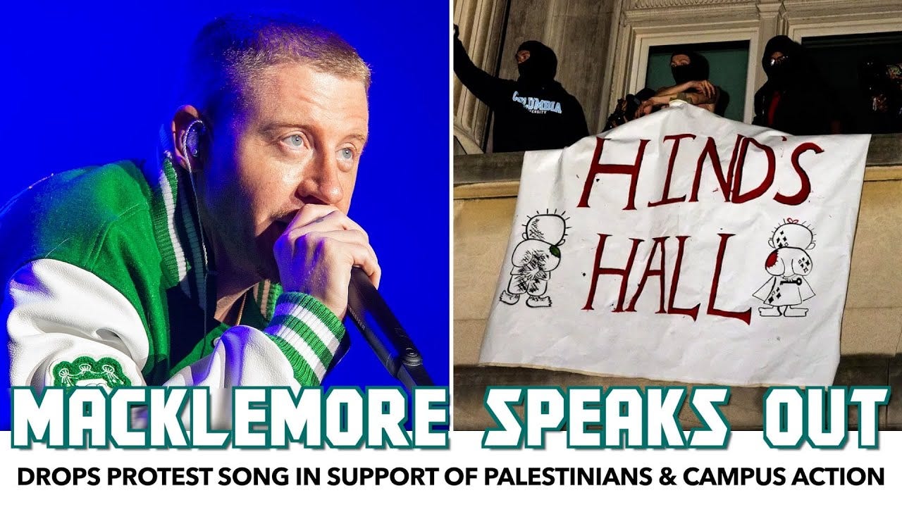 Macklemore Drops Protest Song In Support Of Palestinians And Campus Protests