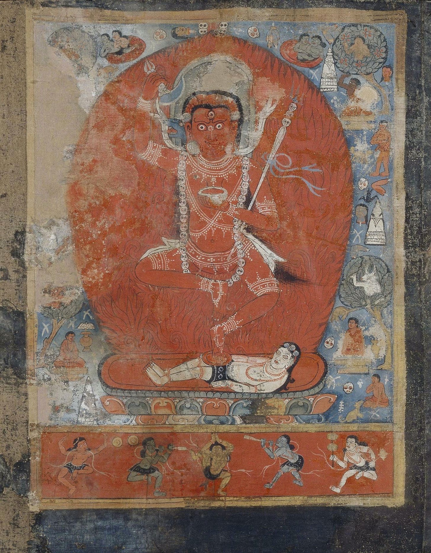 Vajrayogini (Buddhist Deity) - Vajravarahi (Himalayan Art) - Primary Image