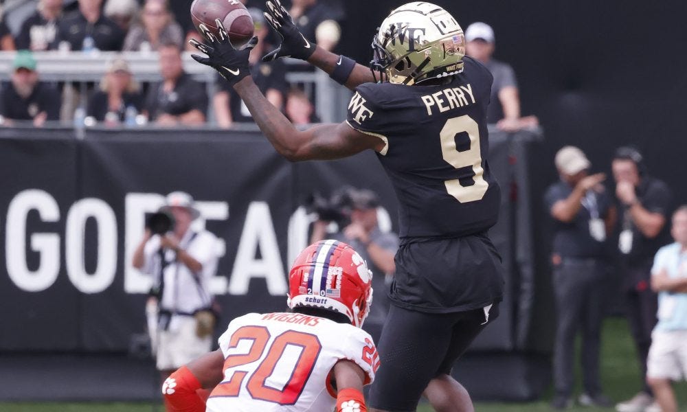 Unpacking Future Packers: No. 66, Wake Forest WR A.T. Perry