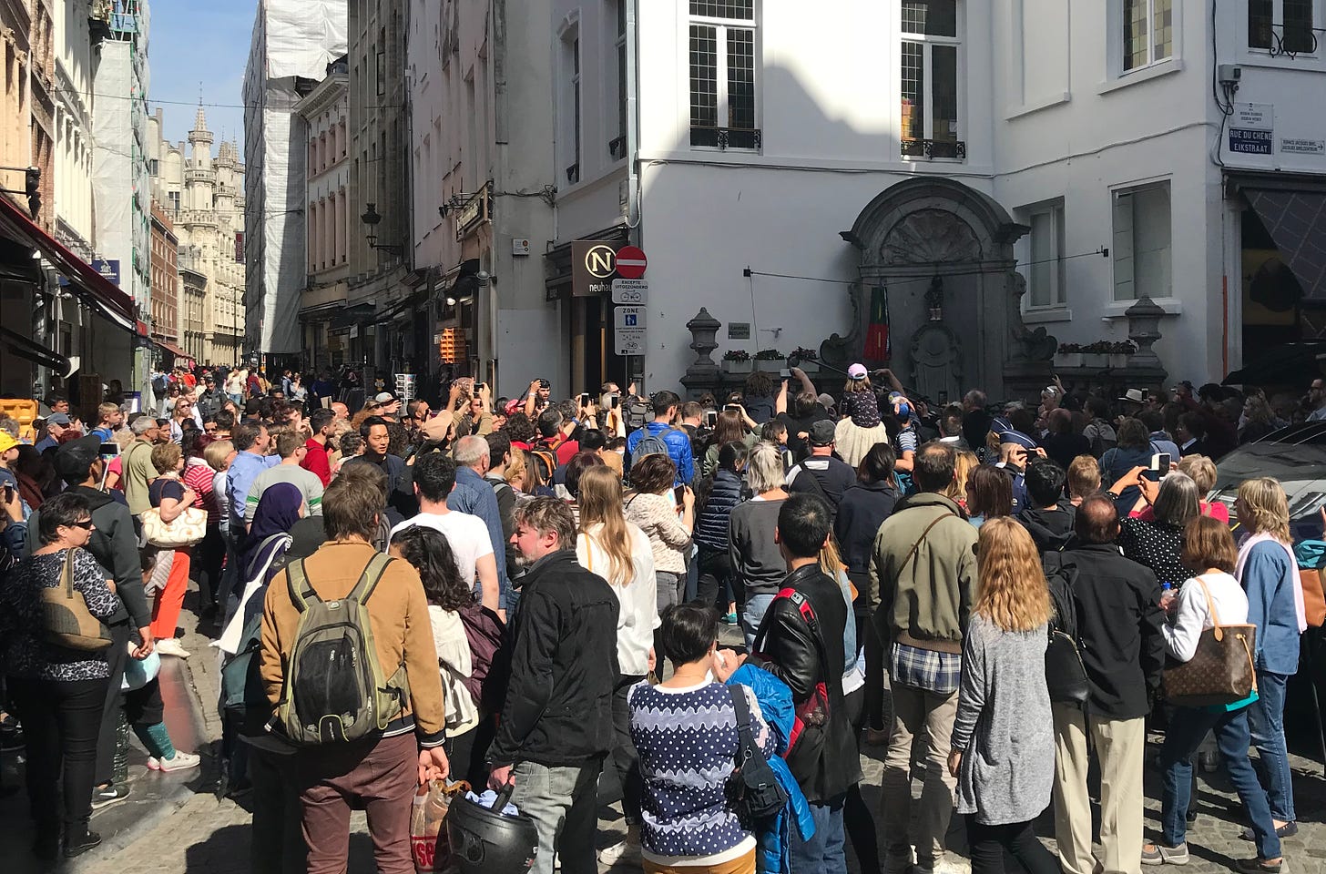 The Manneken Pis in Brussels is one of the most visited attractions