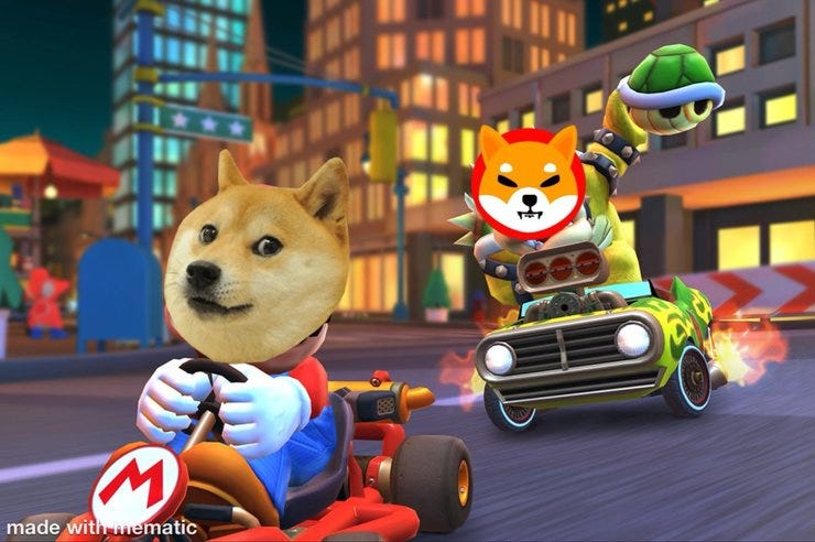 Shib was originally marketed as a competitor to Doge, but will probably enjoy more success as a complementary dogcoin.