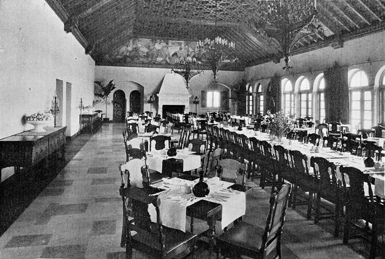  Figure 2: Surf Club dining room in 1931