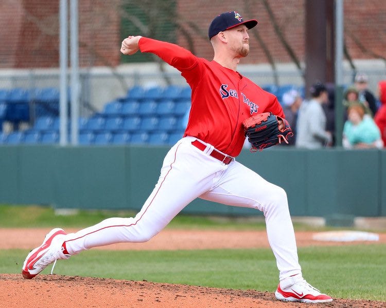 Boston Sports Gordo on X: "Cool to see the Red Sox promote RHP Ryan  Zeferjahn to AAA Worcester (via @SmittyOnMLB). He throws absolute gas (up  to 101) and didn't allow a run