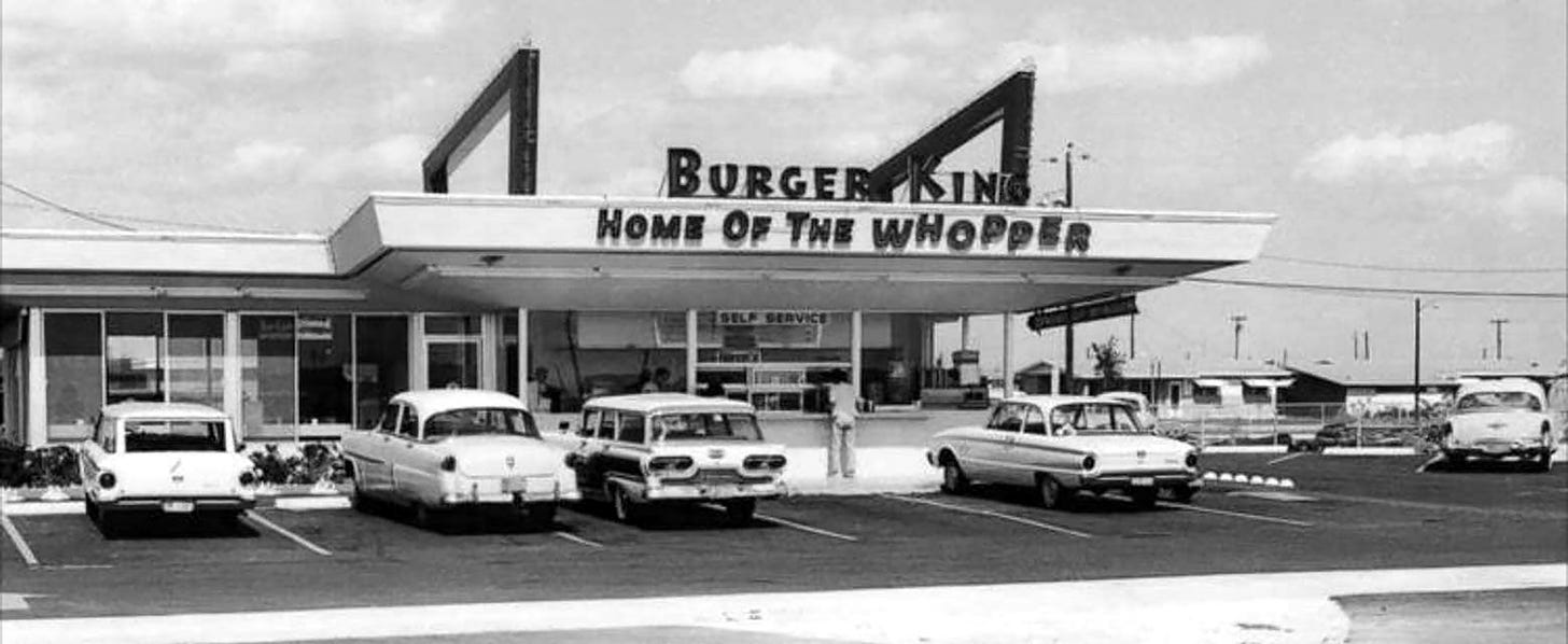 Burger King at 3090 NW 36th Street in 1959.