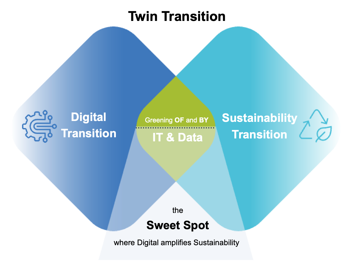 The sweet spot in twin transition where digital amplifies sustainability