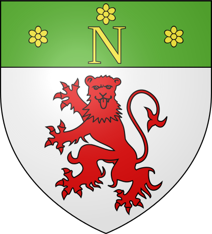 lo stemma di Brescia in epoca napoleonica, un leopardo rosso rampante