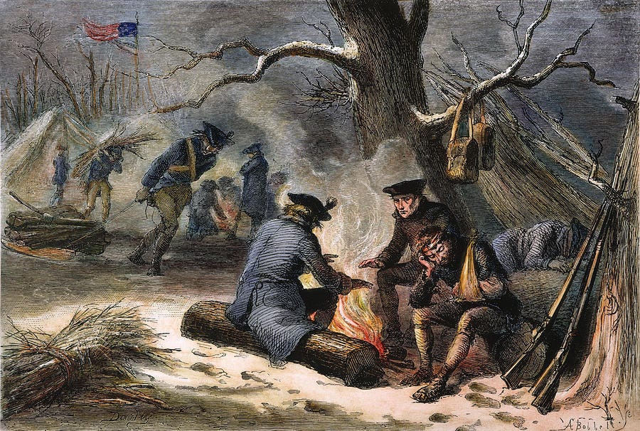 Valley Forge: Winter, 1777 Photograph by Granger