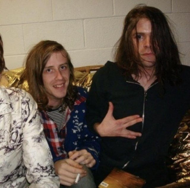 r/arielpink - Ariel and Chris Owens back when they were in a band together called Holy Shit.