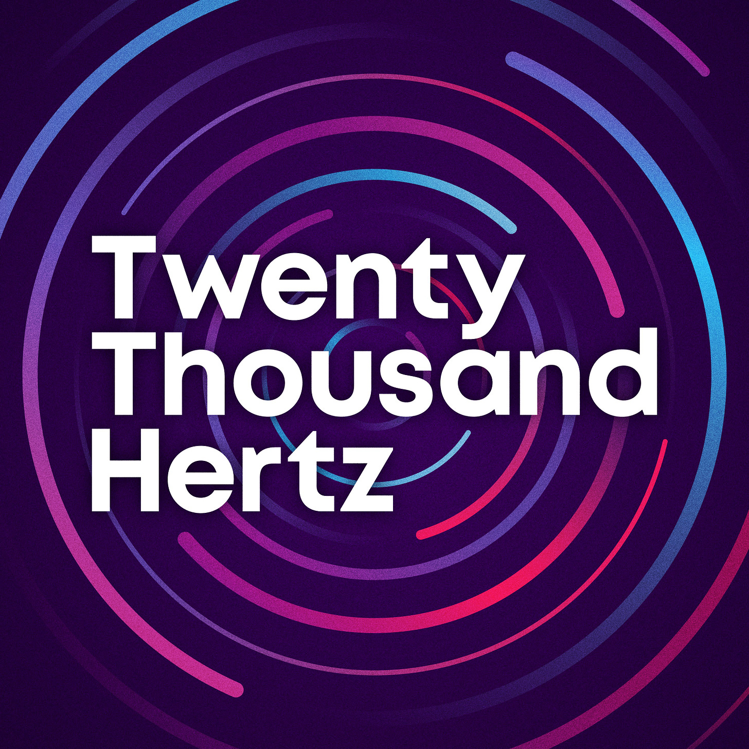 Cover art for Twenty Thousand Hertz