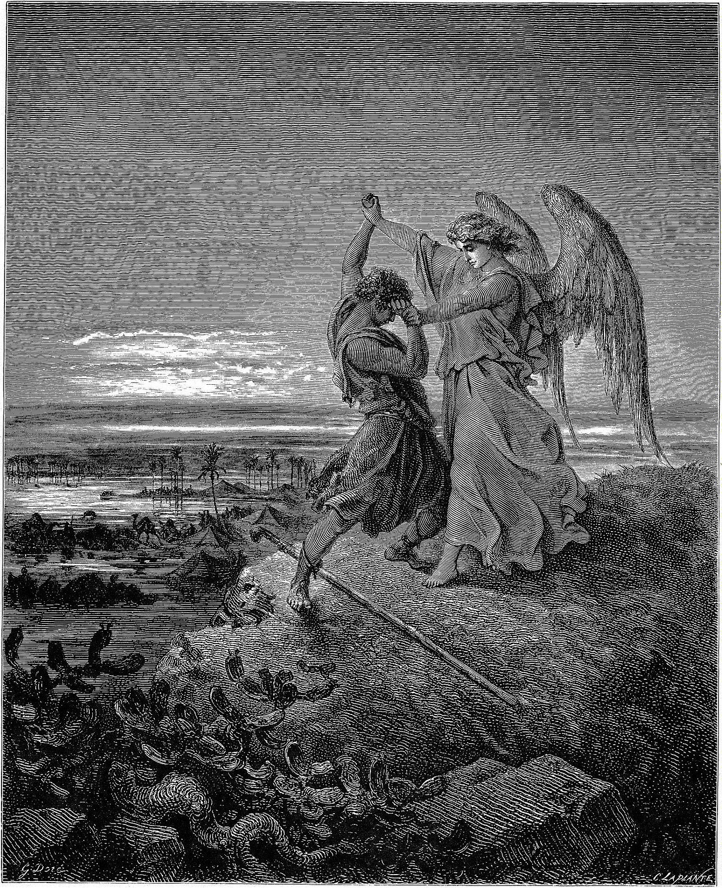 Jacob wrestling with the angel - Wikipedia