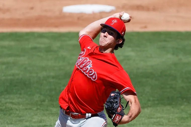 Phillies top prospect Andrew Painter has a 'tender' right elbow, undergoes  tests