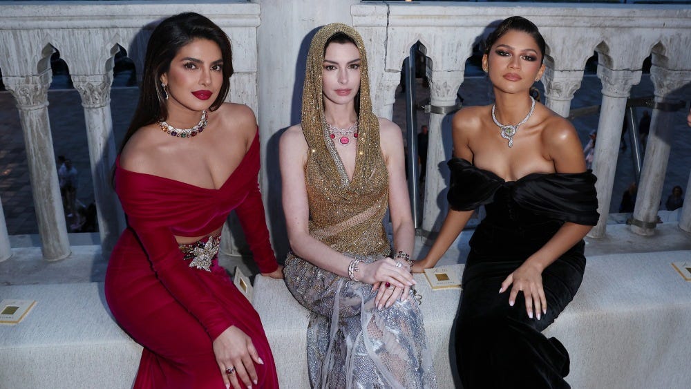Zendaya, Anne Hathaway Attend Bulgari Mediterranea High Jewelry Show – WWD