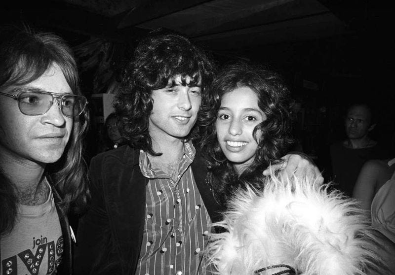 Stairway to Hell: The Story of Jimmy Page With Lori Maddox, His 14-Year-Old  Lover, in the 1970s ~ Vintage Everyday