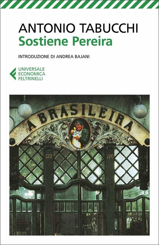 Sostiene Pereira. Una testimonianza. Nuova ediz. - Antonio Tabucchi - copertina