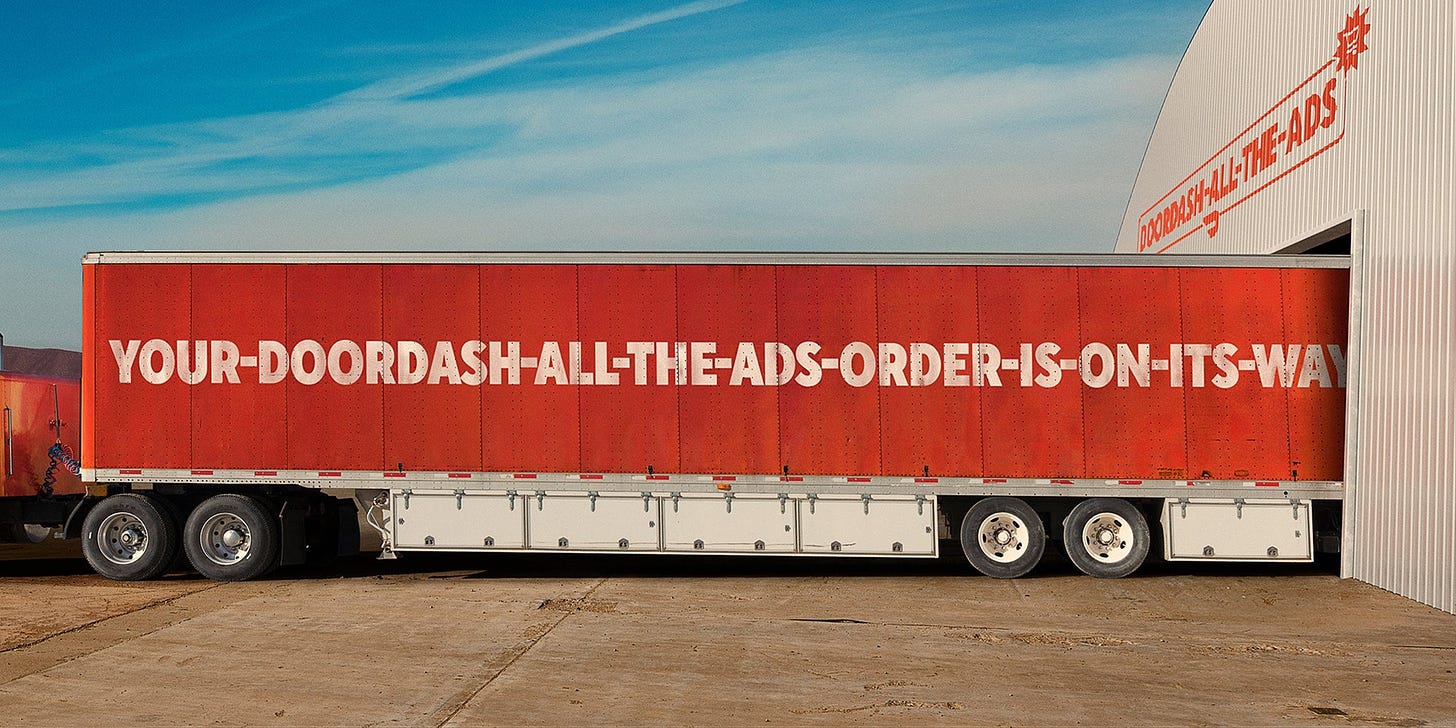 Wieden+Kennedy Portland / Superette San Francisco win Dan Wieden Titanium  Lions Grand Prix for DoorDash 'DoorDash-All-The-Ads' – Campaign Brief NZ