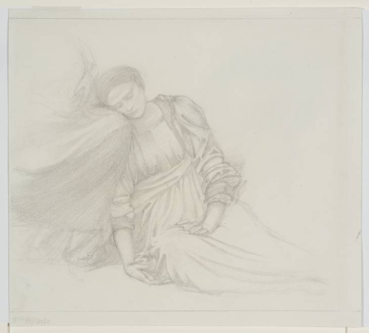 Study for a figure in Burne-Jones' Briar Rose series
