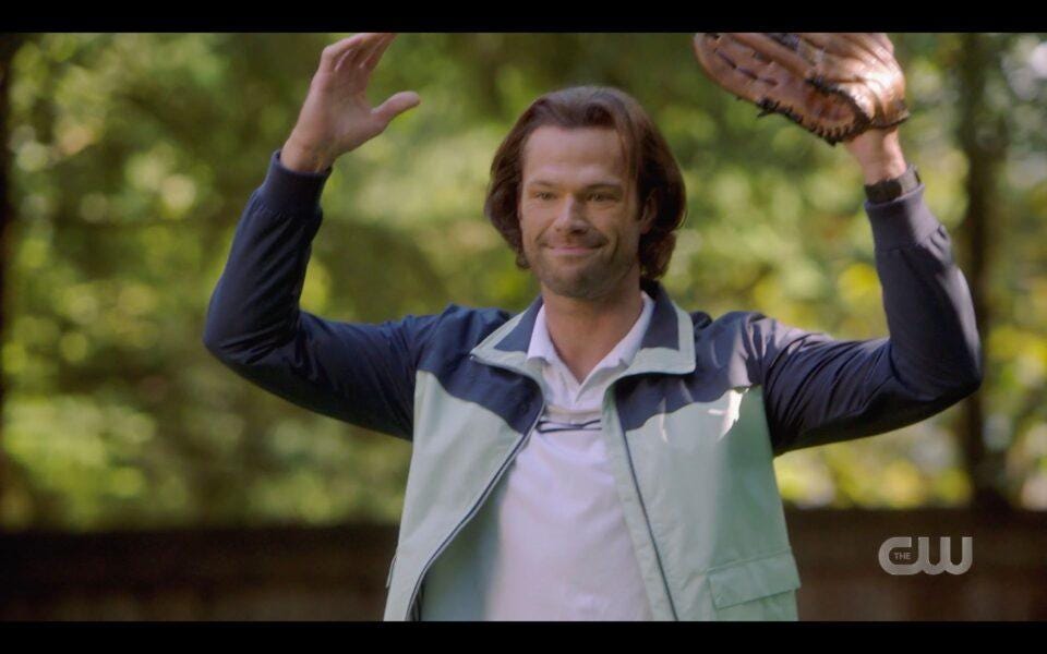 SPN Young Sam Winchester playing with Dean Jr